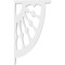 Ekena Millwork Classic Wagon Wheel Architectural Grade PVC Bracket, 5/8"W X 8"D X 14"H BKTP01X08X14CW - alternate 3